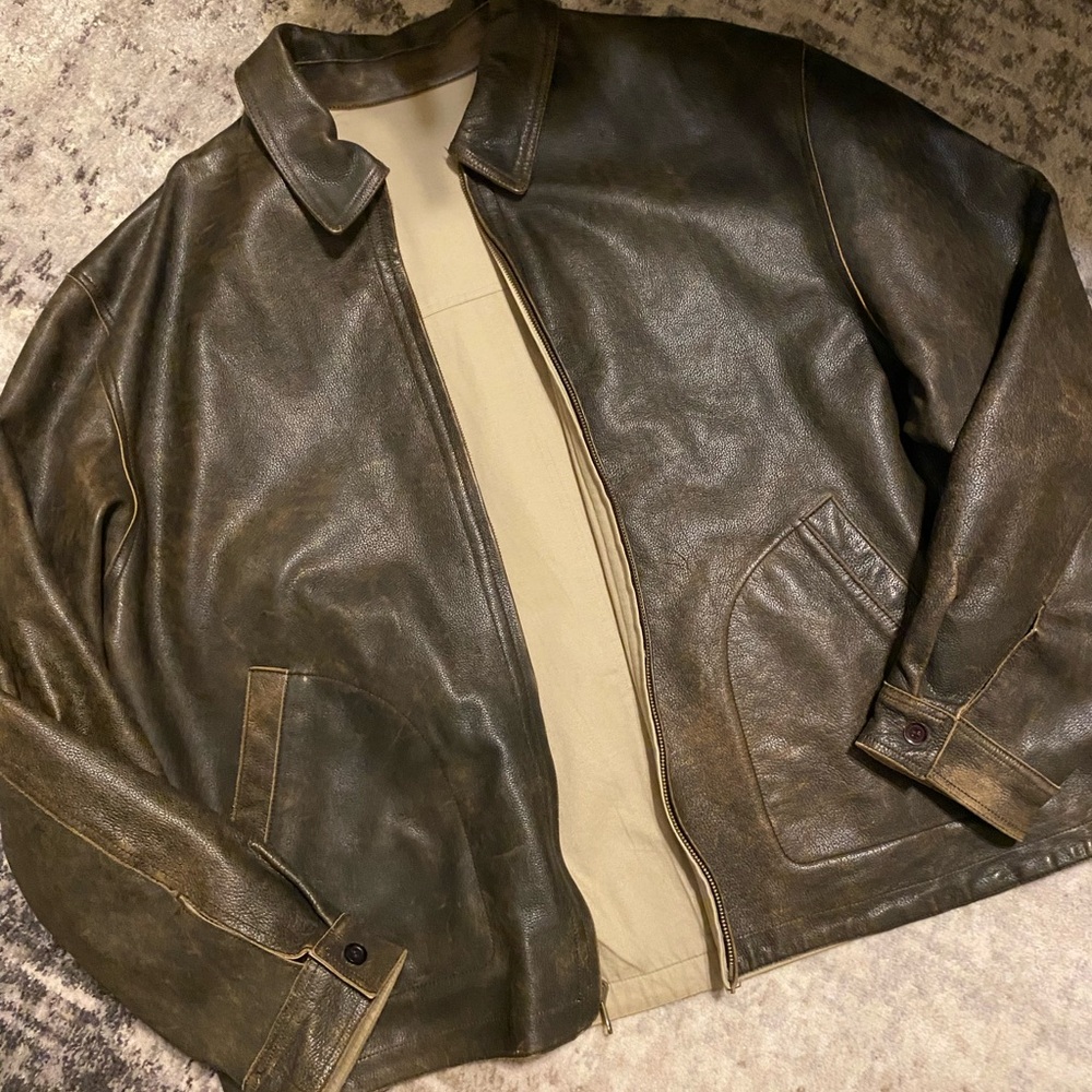 Vintage reversible Whetblu NYC leather jacket